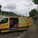 Arbeiten an der Autobahn