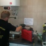 Arbeiten an der Küche